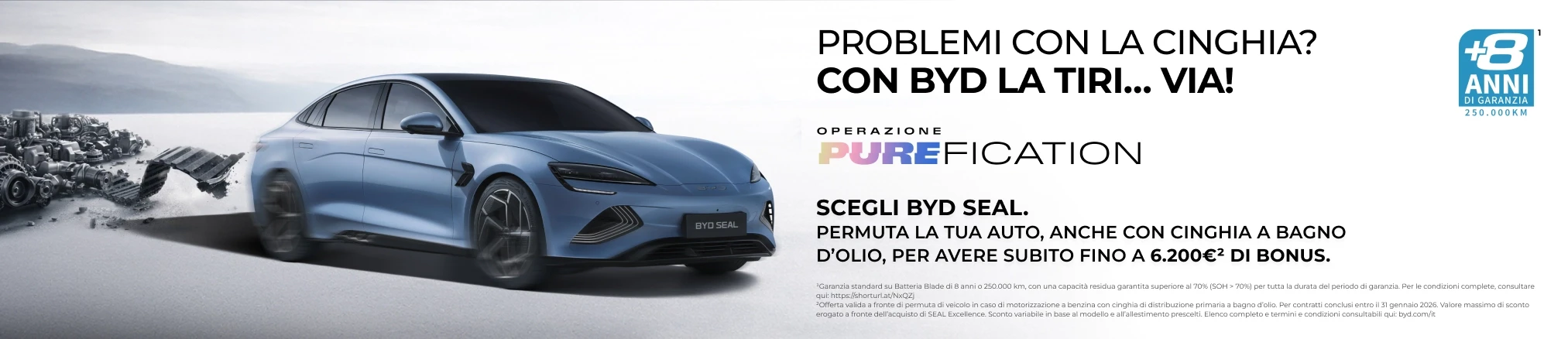 Offerte Operazione PUREFICATION ag亚洲集团 Seal: Fino a 6.200€ di bonus*